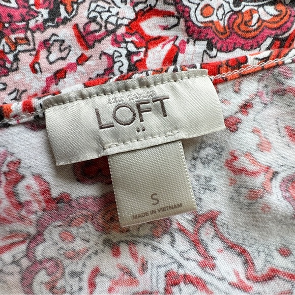 LOFT | NWOT PAISLEY PRINT CAMI COTTON TOP | SIZE: SMALL - Picture 6 of 6